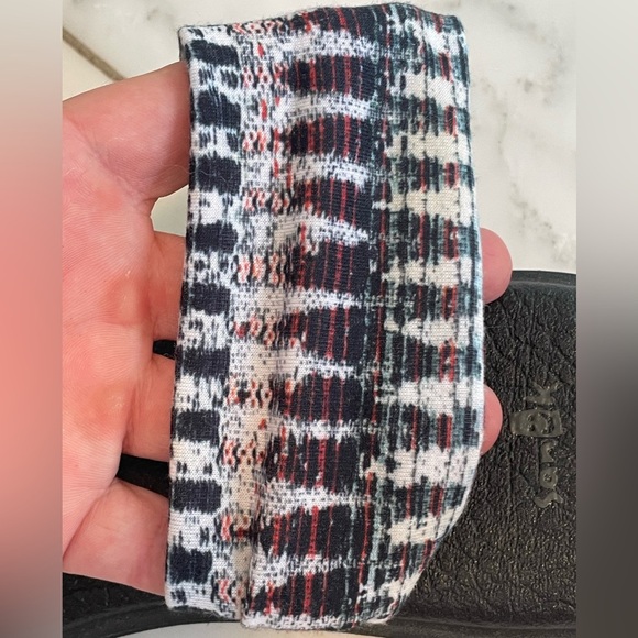 Sanuk women’s 10 sling yoga mat flat sandals with stretch fabric closure EUC - Picture 6 of 6